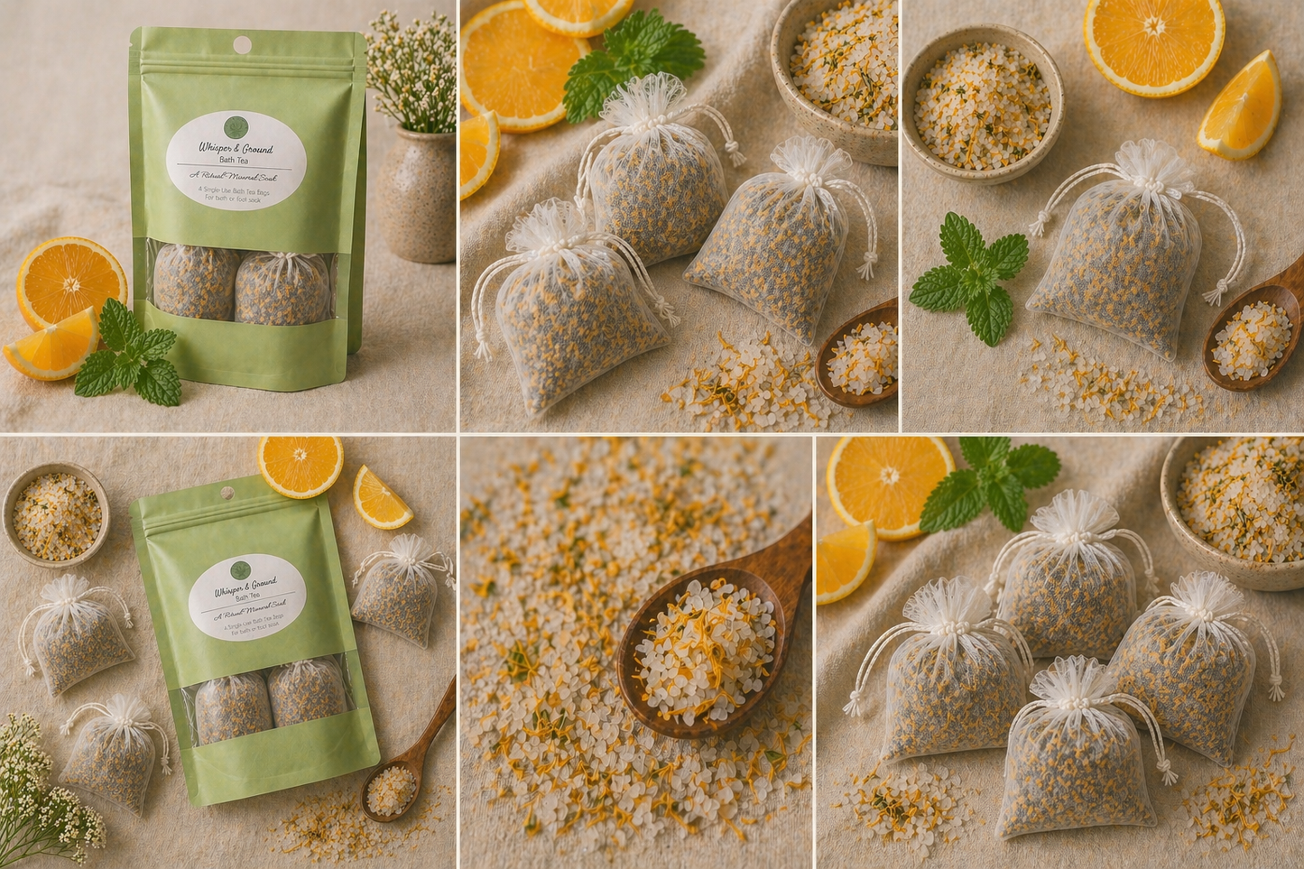 Gentle Rise (Uplifting Citrus mineral soak)